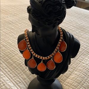 Orange and gold necklace